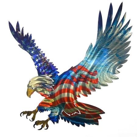 36 Independence Eagle Metal Wall Art